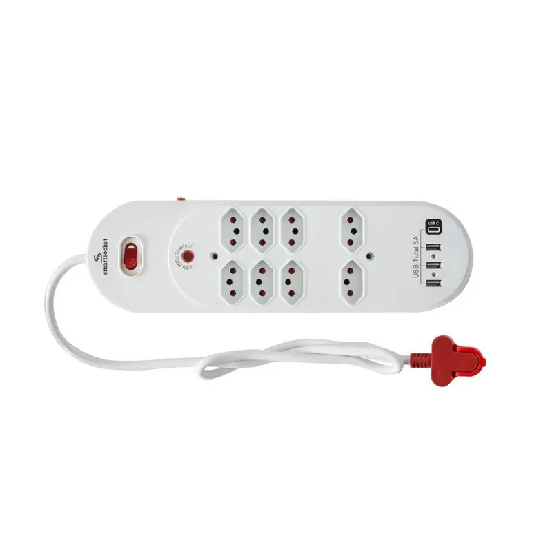 SMARTSOCKET 8 WAY POWER BOARD 5 AMP USB