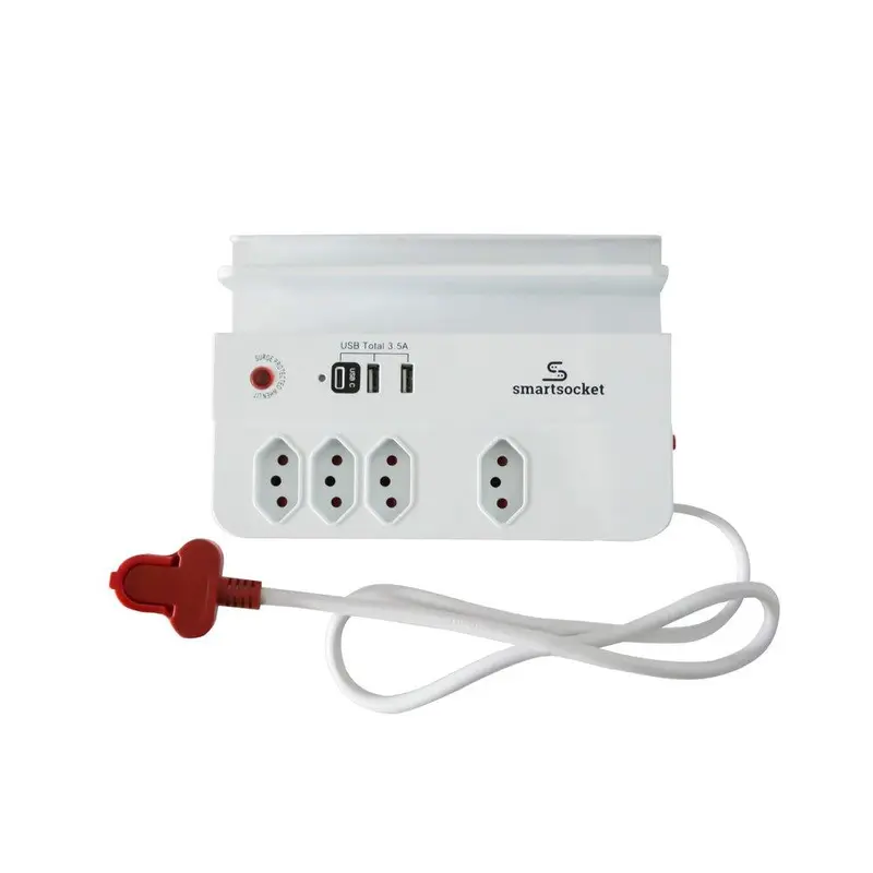 SMARTSOCKET COMPACT USB POWER HUB WITH TABLET & SMART PHONE STAND 3.5 AMP USB