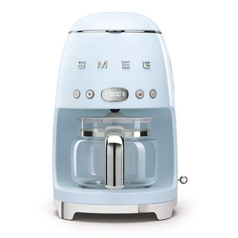 Smeg DCF02PBSA Drip Coffee Machine - Pastel Blue