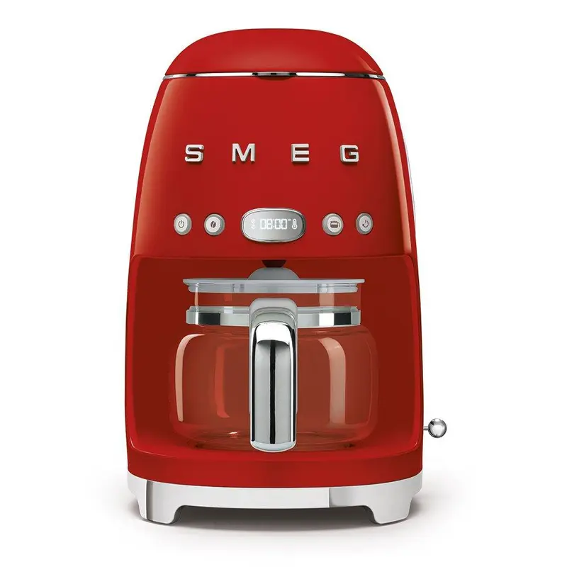 Smeg DCF02RDSA Drip Coffee Machine - Red