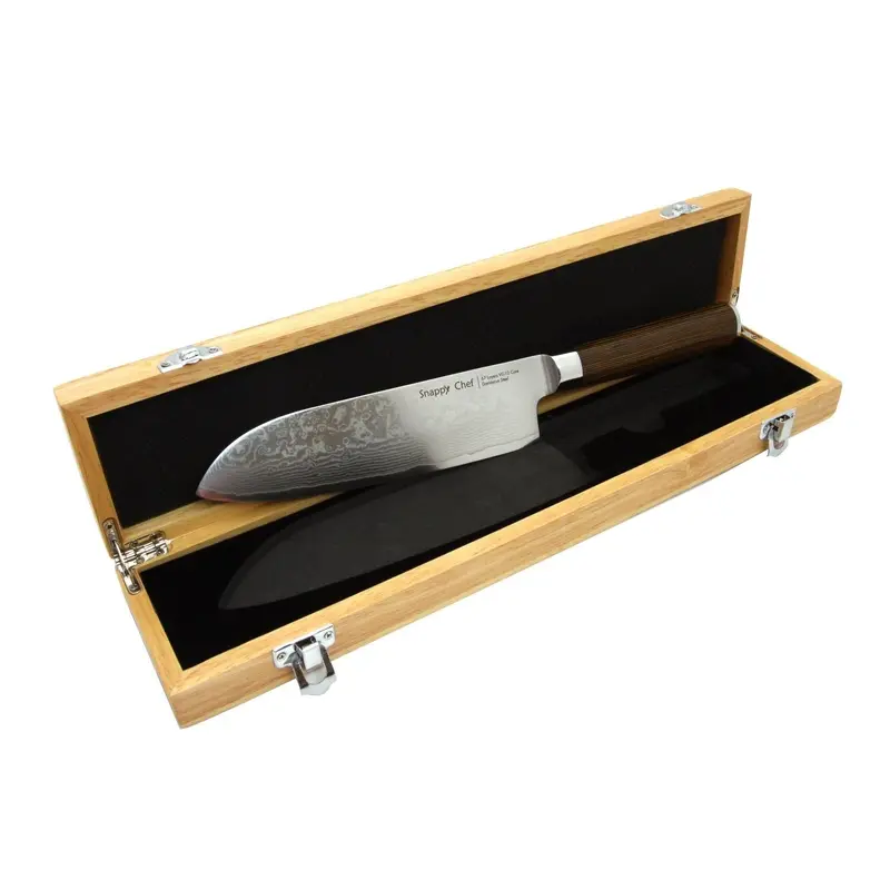 Snappy Chef 7" Damascus Santoku Knife - SCDK007