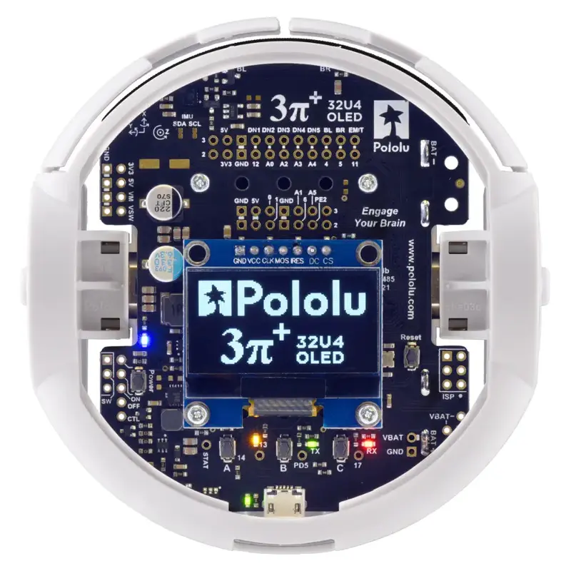 Pololu 3pi+ 32U4 OLED Robot Kit w/ 15:1 HPCB Motors (Hyper Edition Kit)