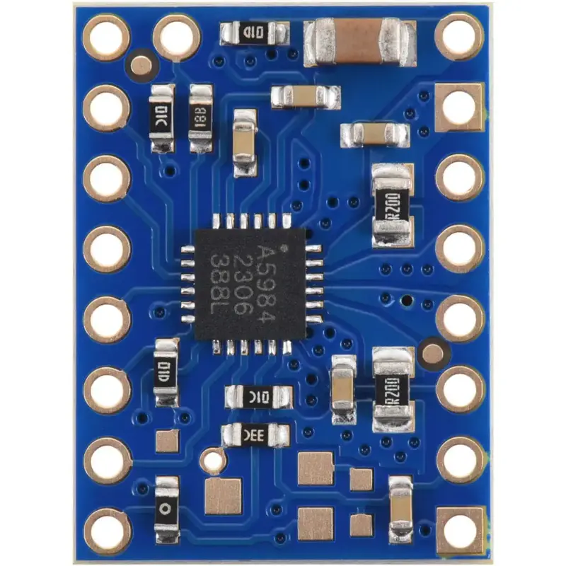 Pololu A5984 Stepper Motor Driver Carrier, Fixed 1A@5V / 660mA@3.3V, Blue Edition