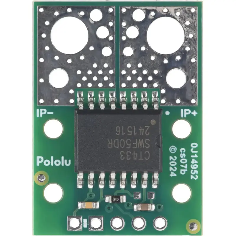 Pololu CT433-HSWF50DR TMR Current Sensor Compact Carrier 0A to 50A, 3.3V