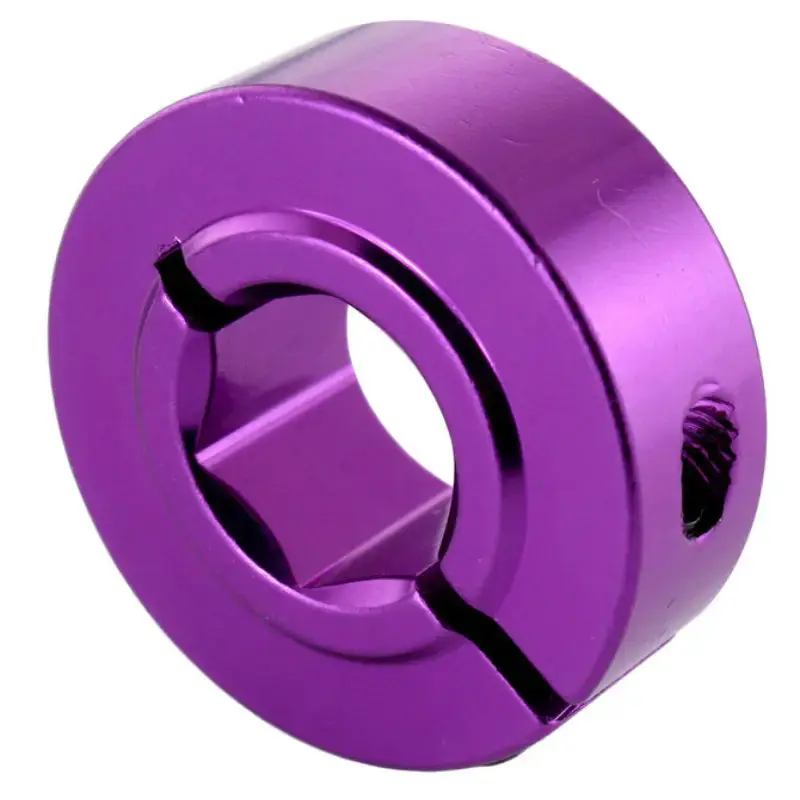 AndyMark 1/2 in. Hex Collar Clamps Purple, HD (0.5 in.), 1 Part