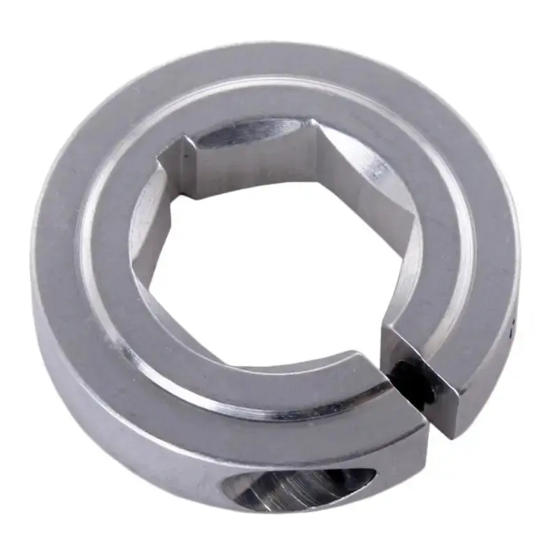 AndyMark 1/2 in. Hex Collar Clamps Silver, Thin (0.25 in.), 1 Part