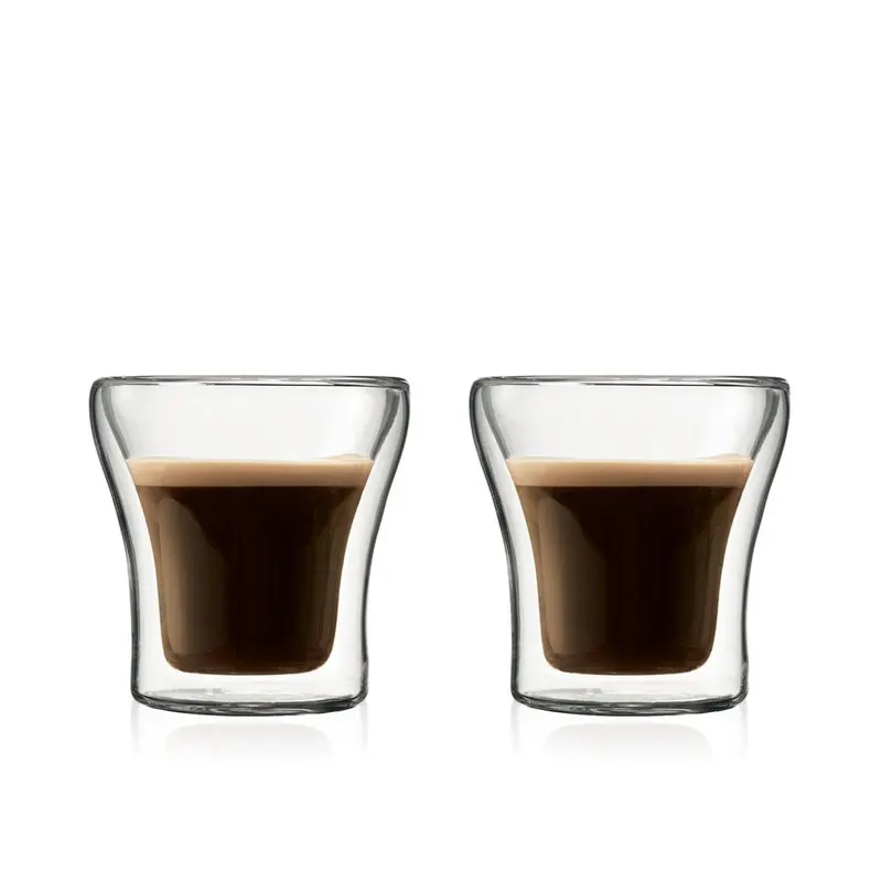 BODUM Assam Double Wall Glasses 0.1L - 2 Pack