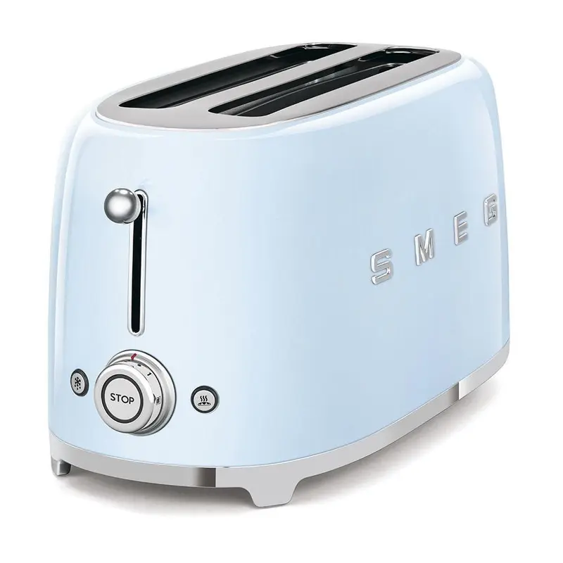 Smeg TSF02PBSA 50's Retro Style  4 Slice Toaster - Pastel Blue