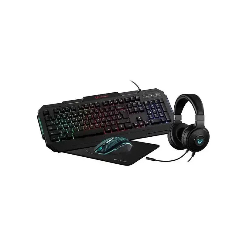 Volkano VX Gaming Hercules 4 IN 1 Combo - VX-147BK