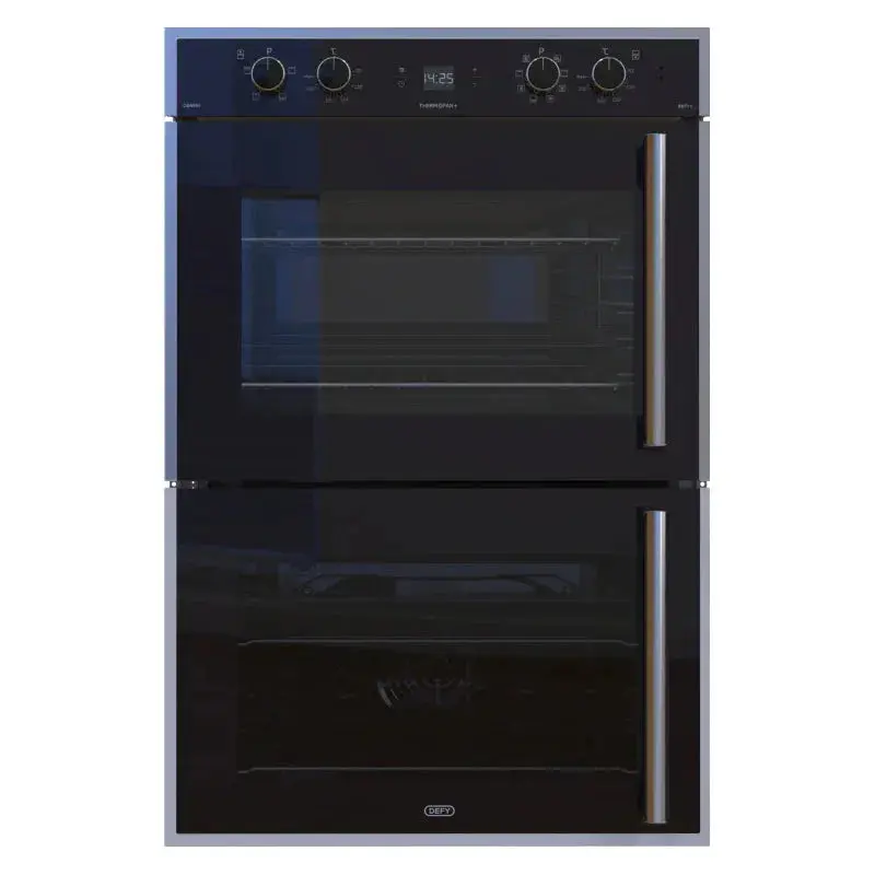 Defy DBO767 Gourmet Multifunction Double Oven - Black