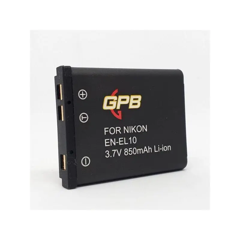 GPB EN-EL10 Rechargeable Digital Camera Battery for Nikon