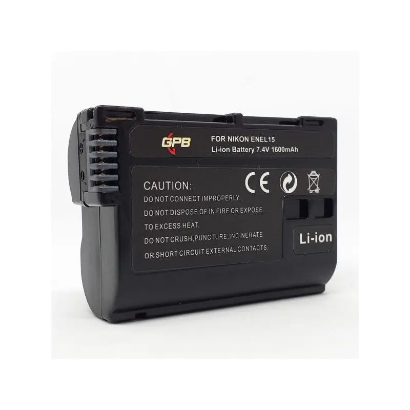 GPB En-EL15b Rechargeable Digital Camera Battery for Nikon