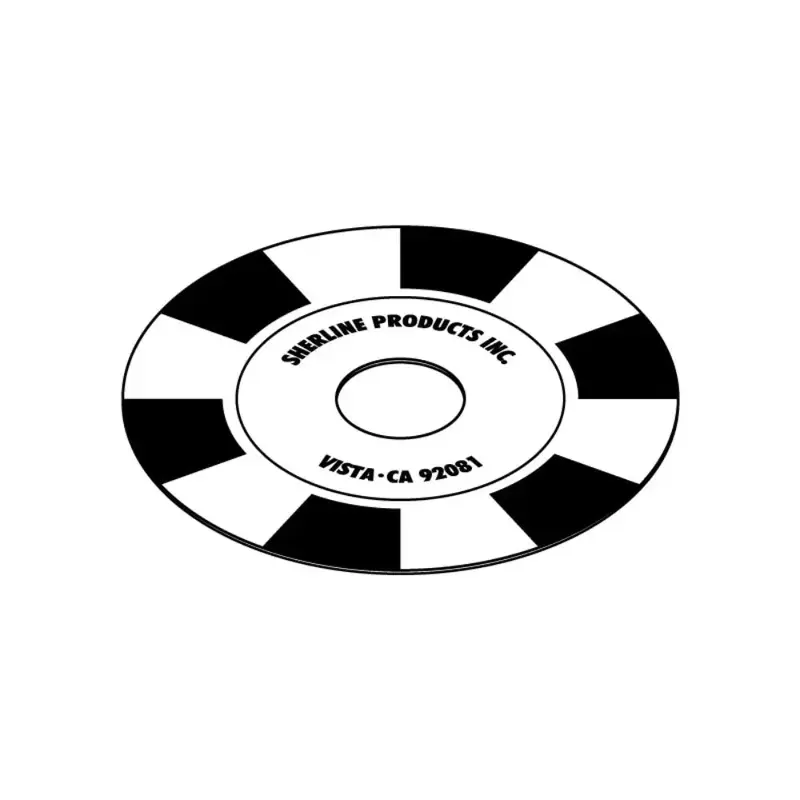 Sherline 6-Pulse DRO Tachometer Decal