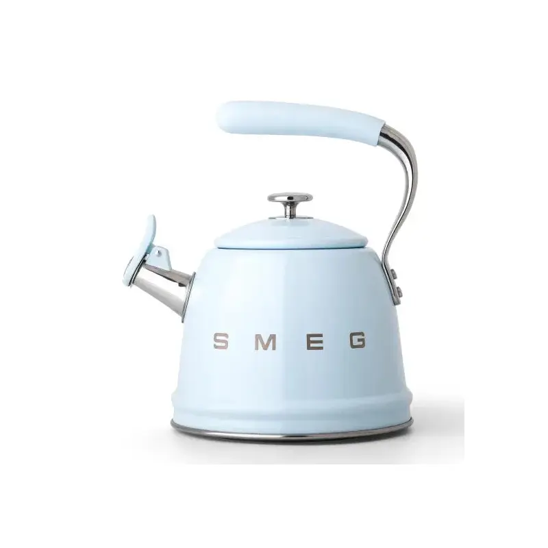 Smeg CKLW2001PB 2.3l Whistling Stove Top Kettle - Pastel Blue