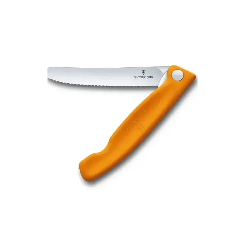 Victorinox 6.7836.F9B Foldable Paring Knife - Orange
