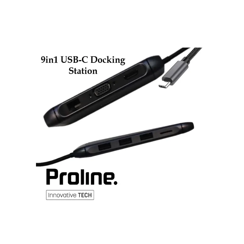 Proline 9in1 USB-C Docking Station - UAK331
