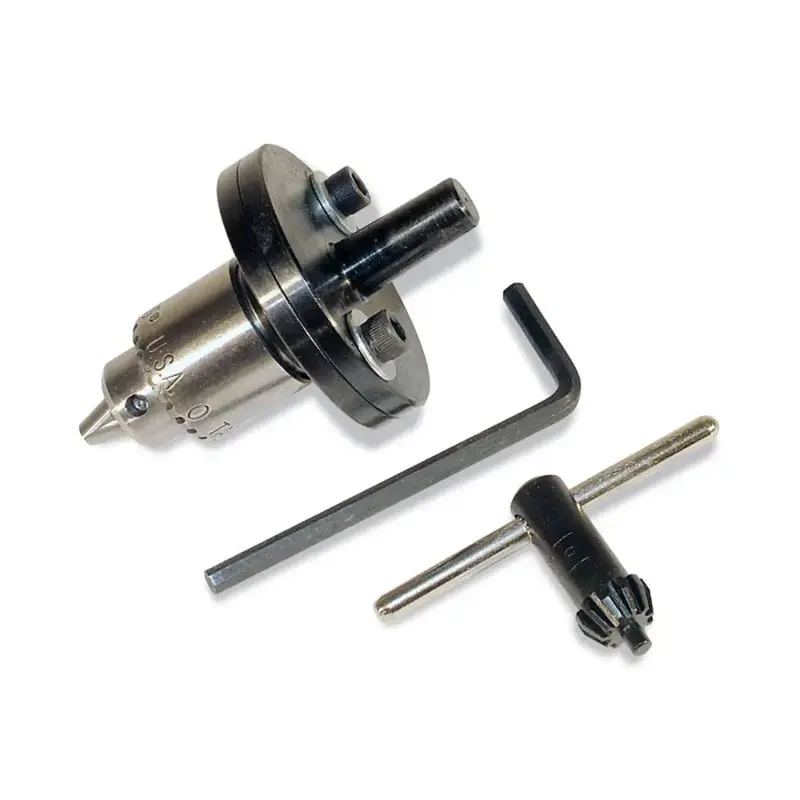 Sherline 5/32" 0JT Chuck w/ #0 Morse Adjustable Back