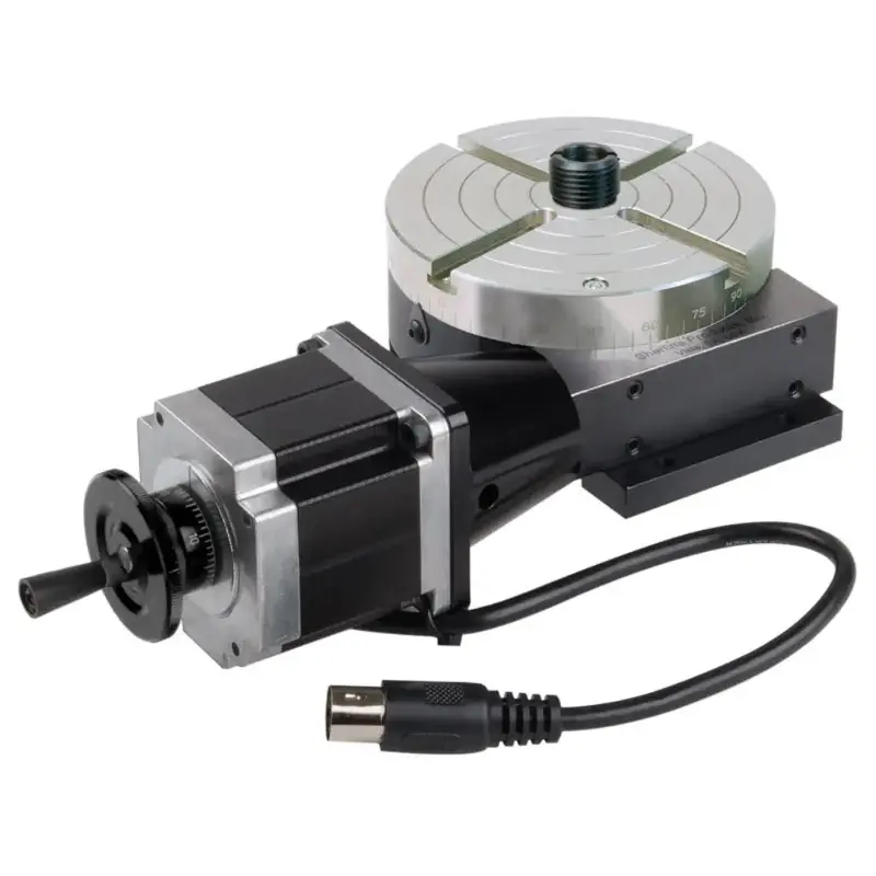 Sherline Nickel-Teflon Coated CNC Rotary Table w/ Stepper Motor