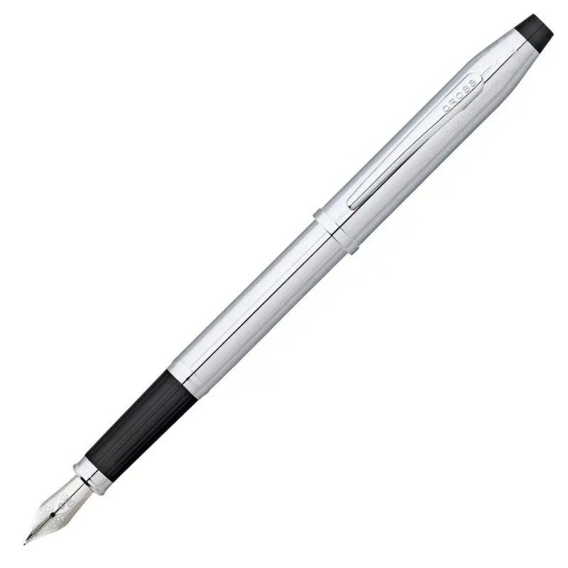 Cross Century II Fountain Pen Lustrous Chrome - AT3509-MS