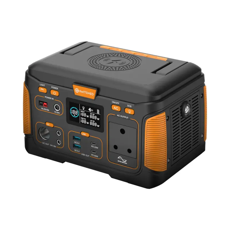 Switched  SWD-8902-BKOR Professional Portable Power Station