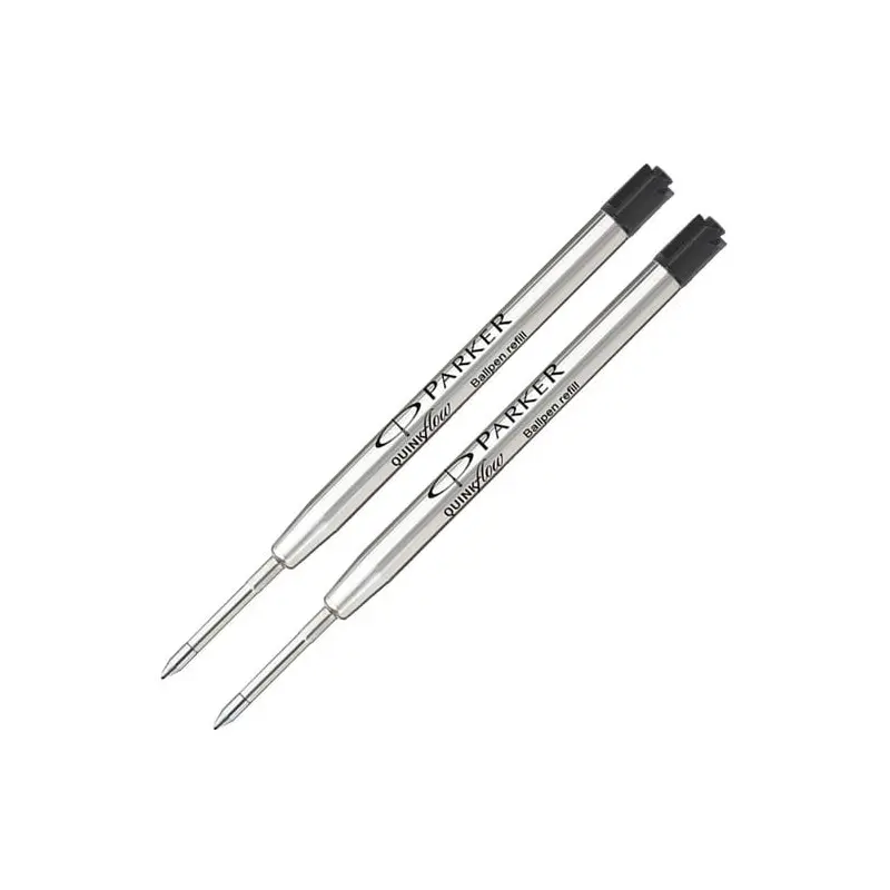 Parker QuinkFlow BallPoint Refills (2 Pack) Medium - Black