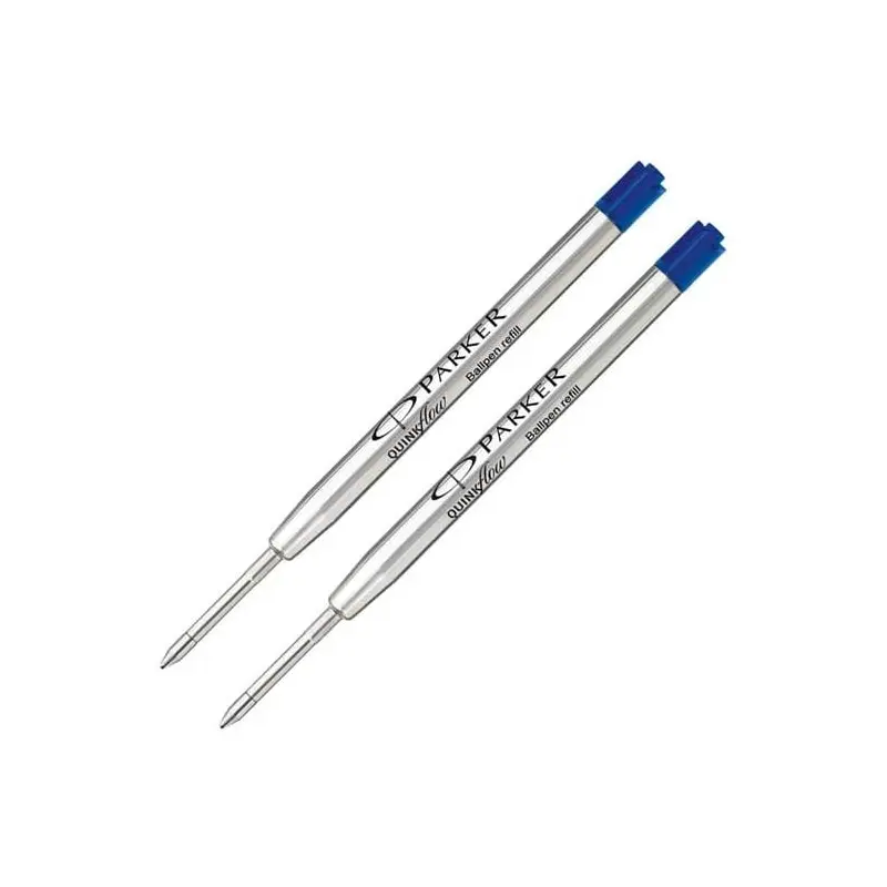 Parker QuinkFlow BallPoint Refills (2 Pack) Medium - Blue