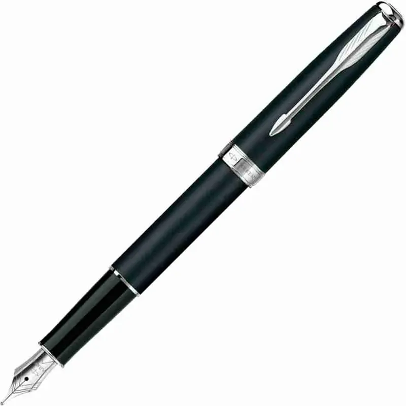 Parker Sonnet Matte Black Chrome Trim Fountain Pen - NS1931522