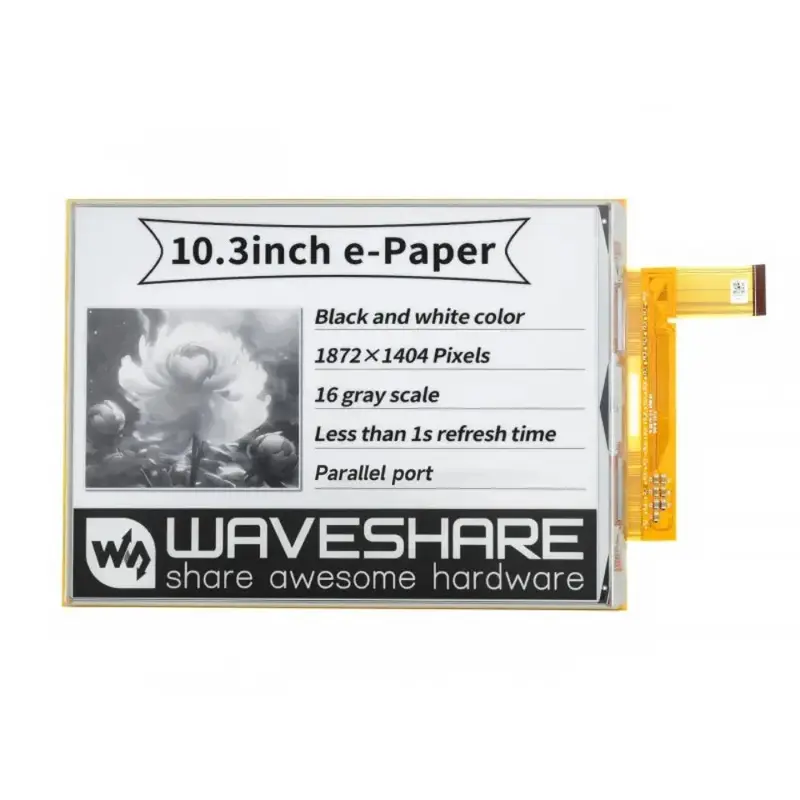 Waveshare 10.3" Flexible E-Ink Raw Display 18721404
