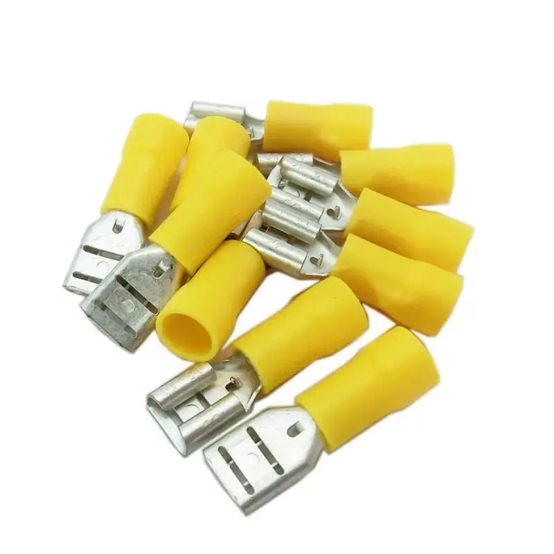 AndyMark 10-12 AWG Yellow Female Connector Qty. 10