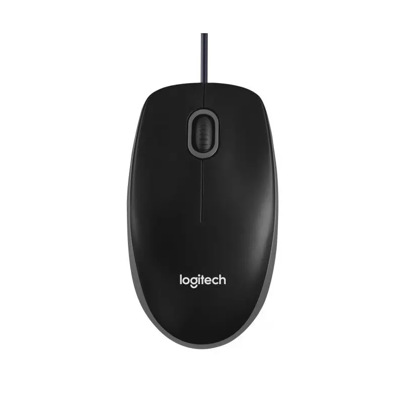 Logitech M100 Wired USB Mouse Black