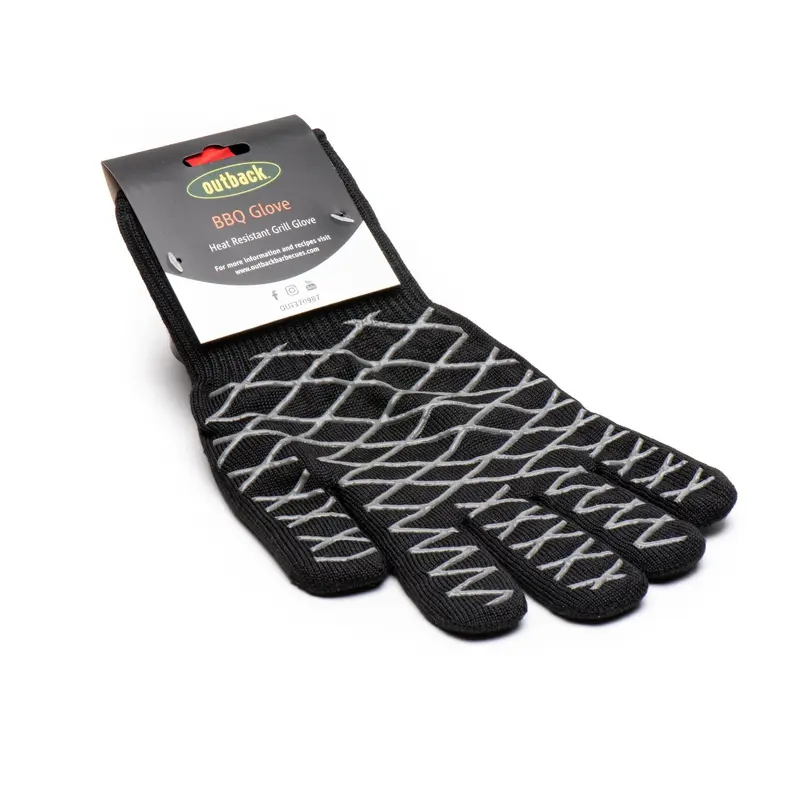 Outback Single BBQ Glove with Silicone Pads - OUT370987
