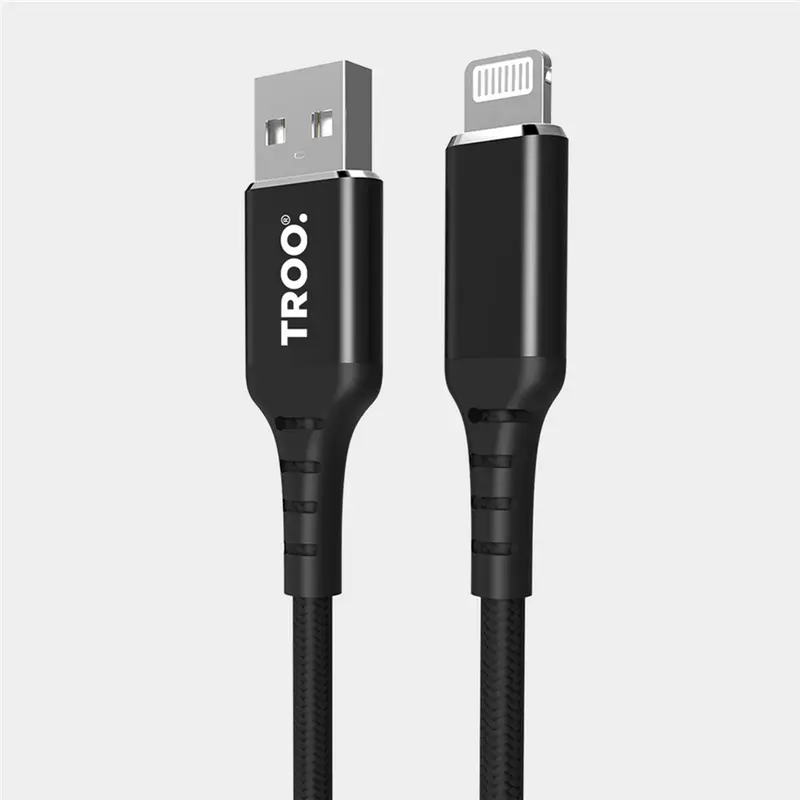 TROO Certified Fast Charge 30W USB To Lightning MFI Braided Cable  2 m - SGF02-2