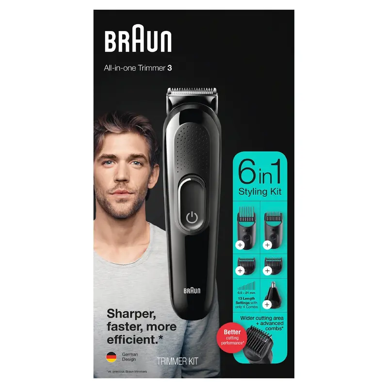 Braun MGK3320 6-in-1 Beard & Hair Trimmer