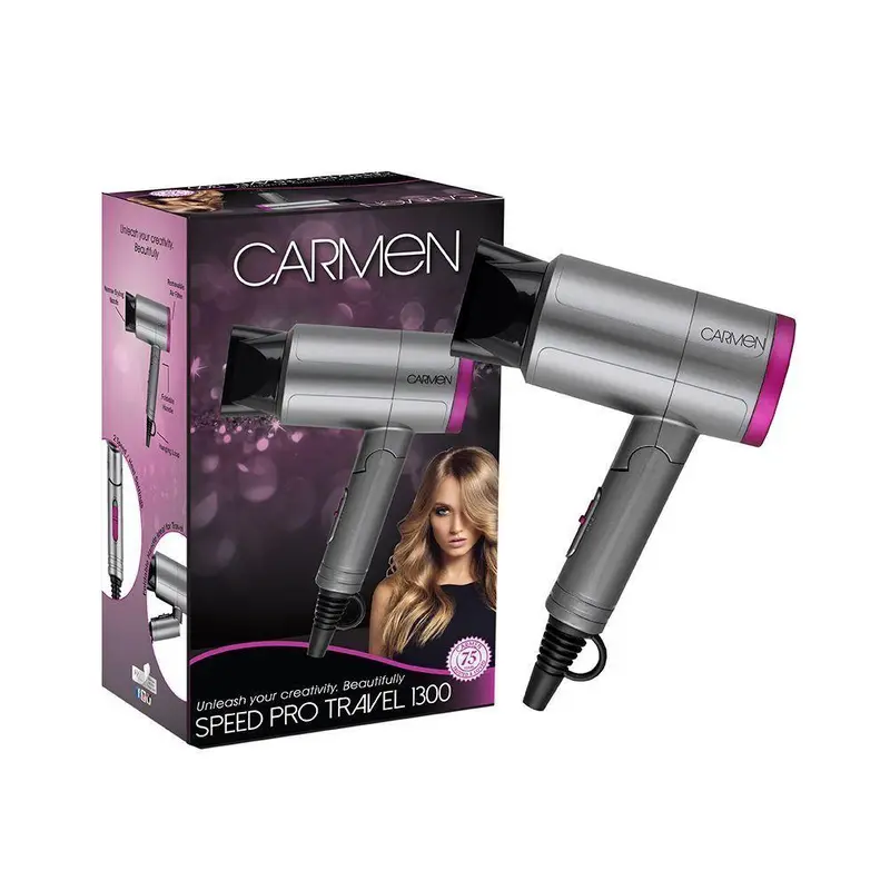 Carmen 5171 Speed Pro Travel 1300 Hair Dryer