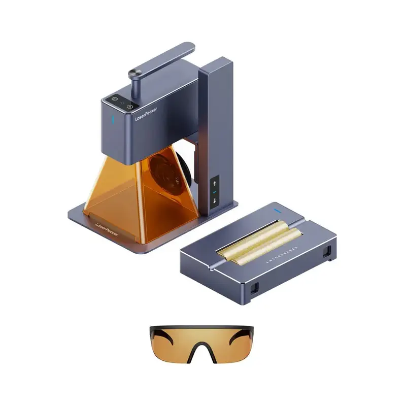 LaserPecker LP2 Handheld Diode Laser Engraver Suit Bundle w/ Roller