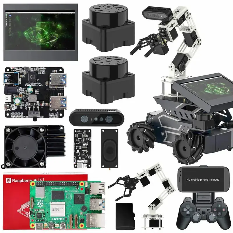 ROSMASTER M3 Pro ROS2 Robot -Raspberry Pi 5 Version