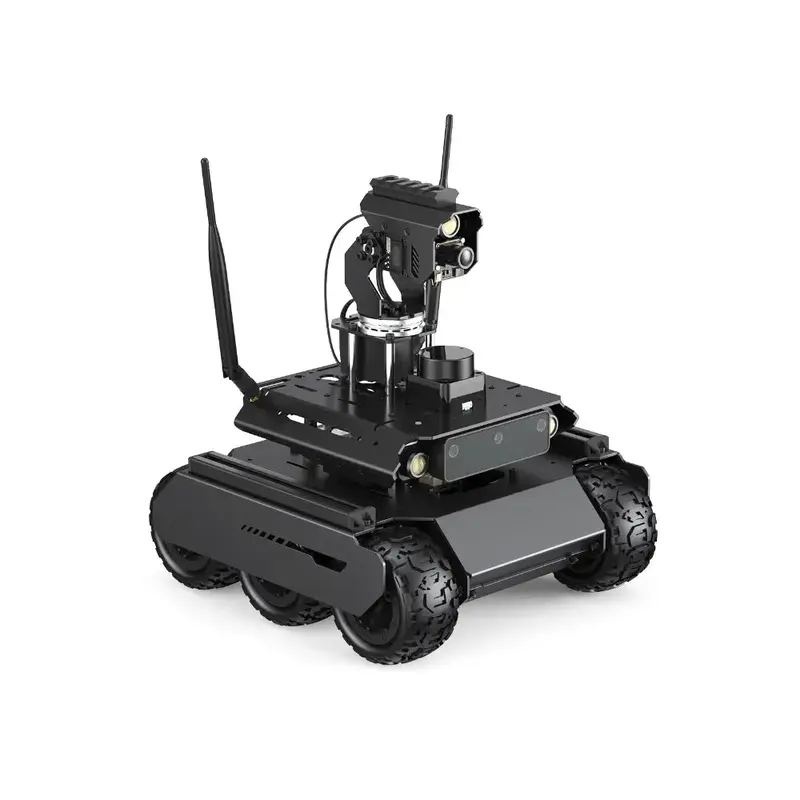 Waveshare UGV Rover ROS 2 Open-Source 6 Wheels 4WD AI Robot for Jetson Orin Series Board