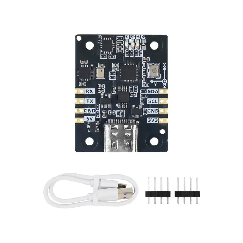 Yahboom IMU sensor module AHRS support ROS1 ROS2 for Jetson Raspberry Pi-10-axis IMU