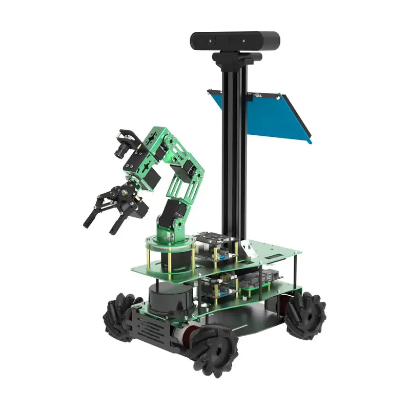 Yahboom Rosmaster X3 Plus 6-DOF Robotic Arm with AI Vision and Voice Control RaspberryPi Version(With RaspberryPi 5 16G Board)