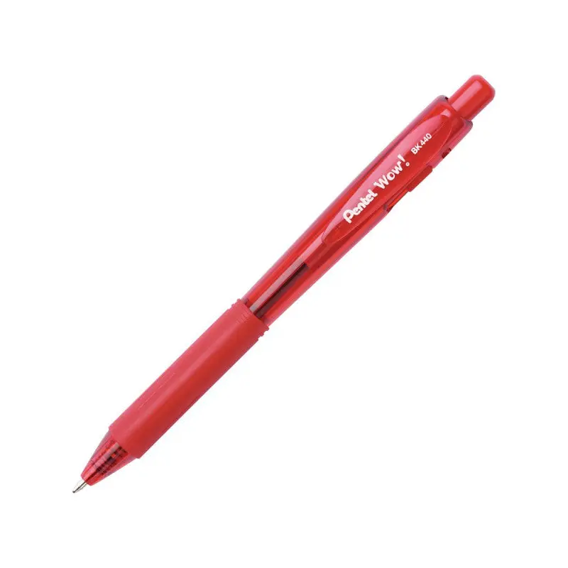Pentel BK440 Retractable 1.0mm Ballpoint Pen - Red