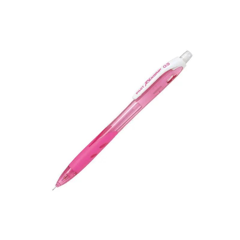 Pilot RexGrip Clutch Pencil 0.5mm Clear Pink Barrel