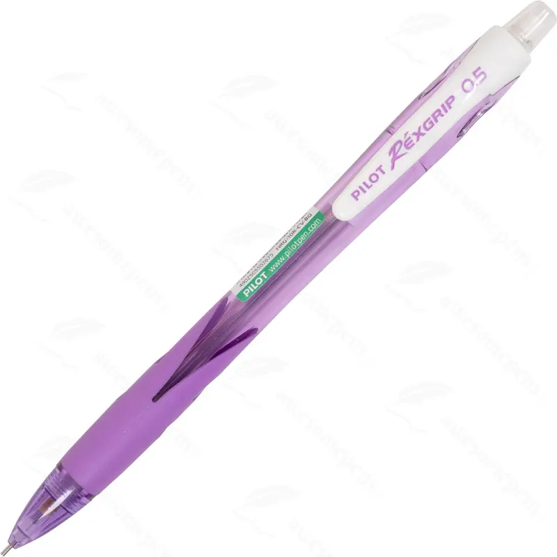 Pilot RexGrip Clutch Pencil 0.5mm Clear Violet Barrel