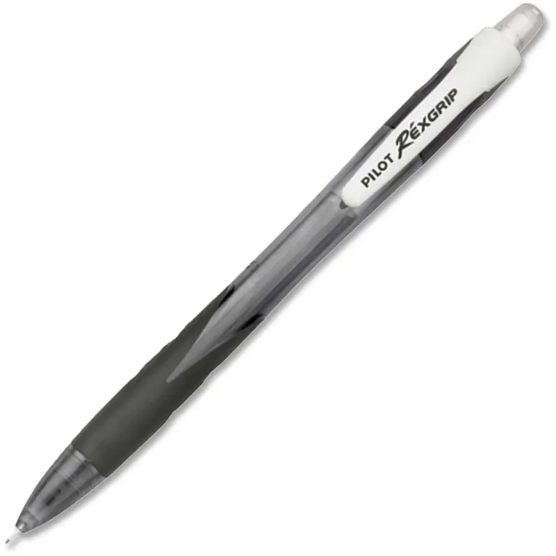 Pilot RexGrip Clutch Pencil 0.7mm Clear Black Barrel