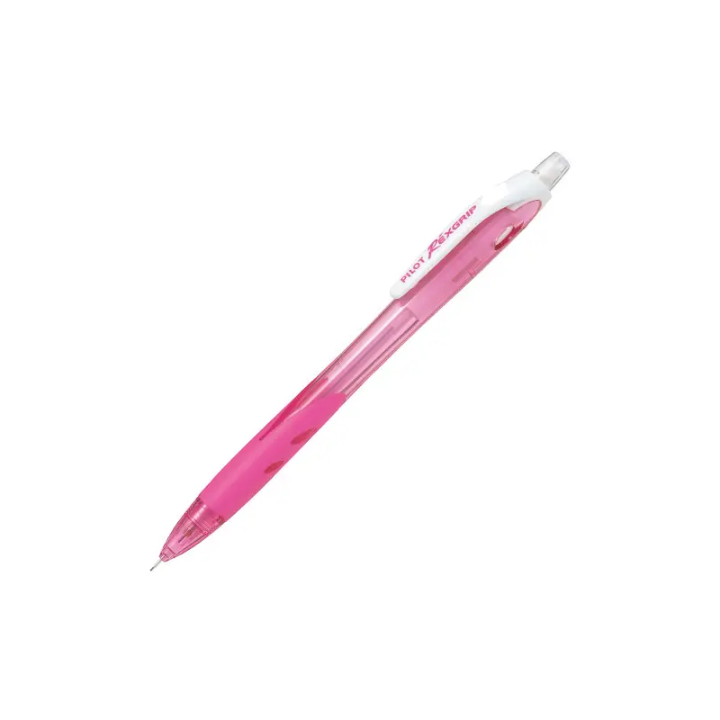 Pilot RexGrip Clutch Pencil 0.7mm Clear Pink Barrel