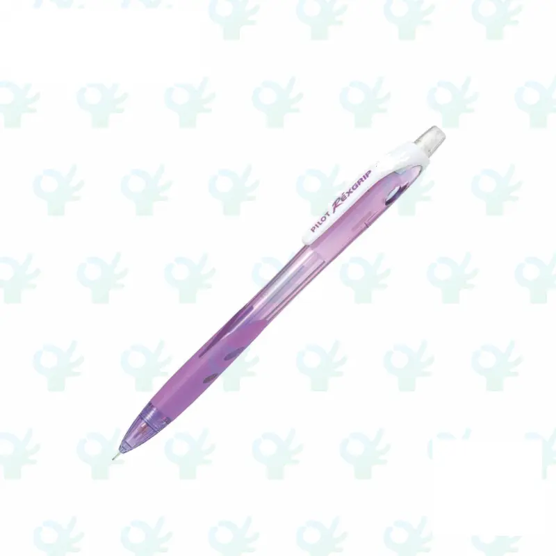 Pilot RexGrip Clutch Pencil 0.7mm Clear Violet Barrel