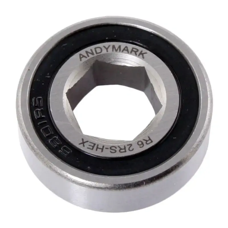 AndyMark 3/8 (0.375) in. Hex ID Sealed Bearing (R62RS-Hex)
