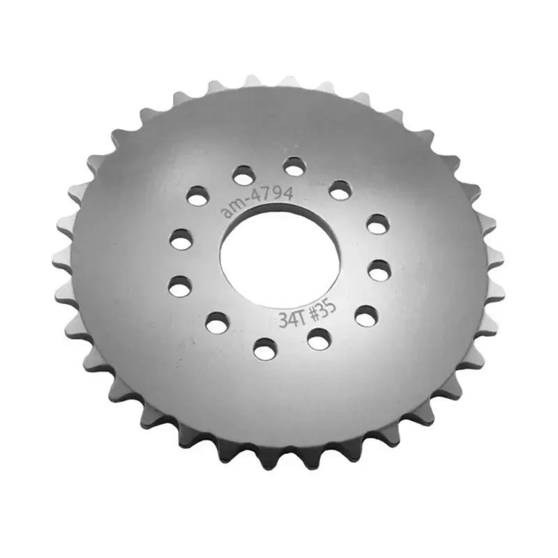 AndyMark 35 Series Bearing Bore Plate Sprocket 34 Teeth