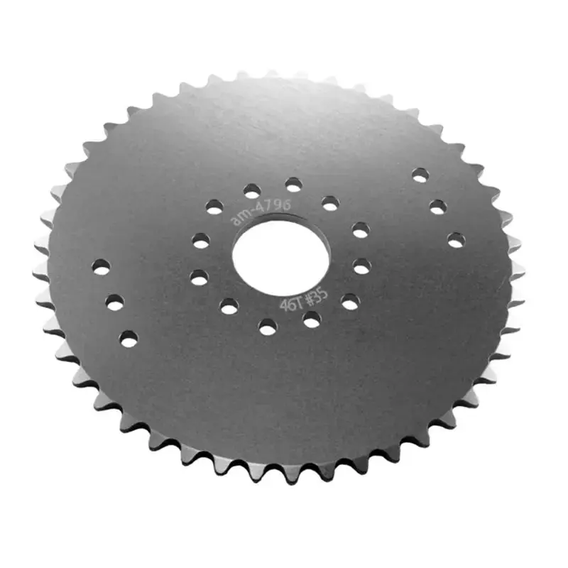 AndyMark 35 Series Bearing Bore Plate Sprocket 46 Teeth
