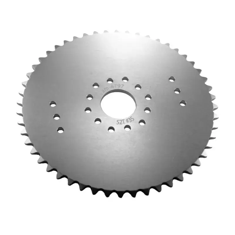 AndyMark 35 Series Bearing Bore Plate Sprocket 52 Teeth
