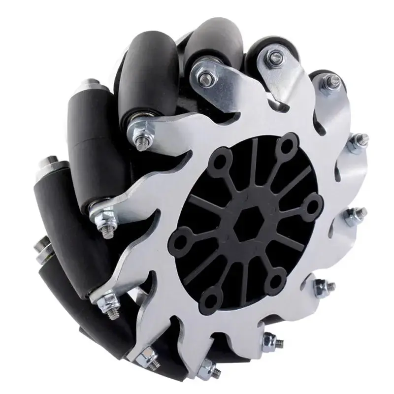 AndyMark 4in. BB Mecanum Wheel 0.375in. Hex Bore Left
